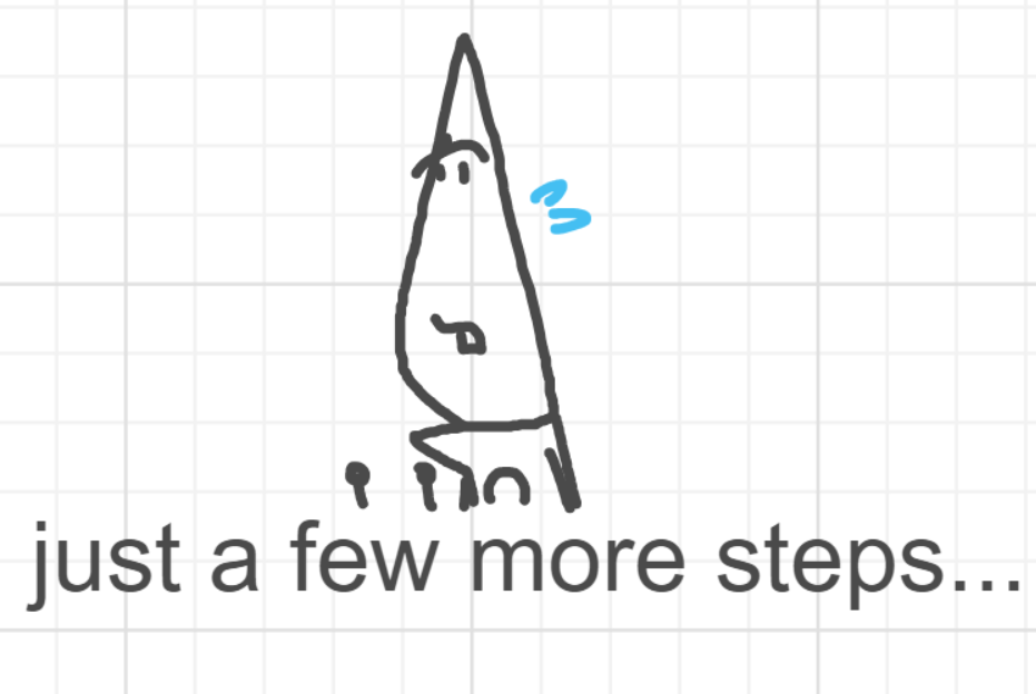 A panel from Running Duos, episode four of the Board Boards object show by Furretwalk/WalkingFurret.